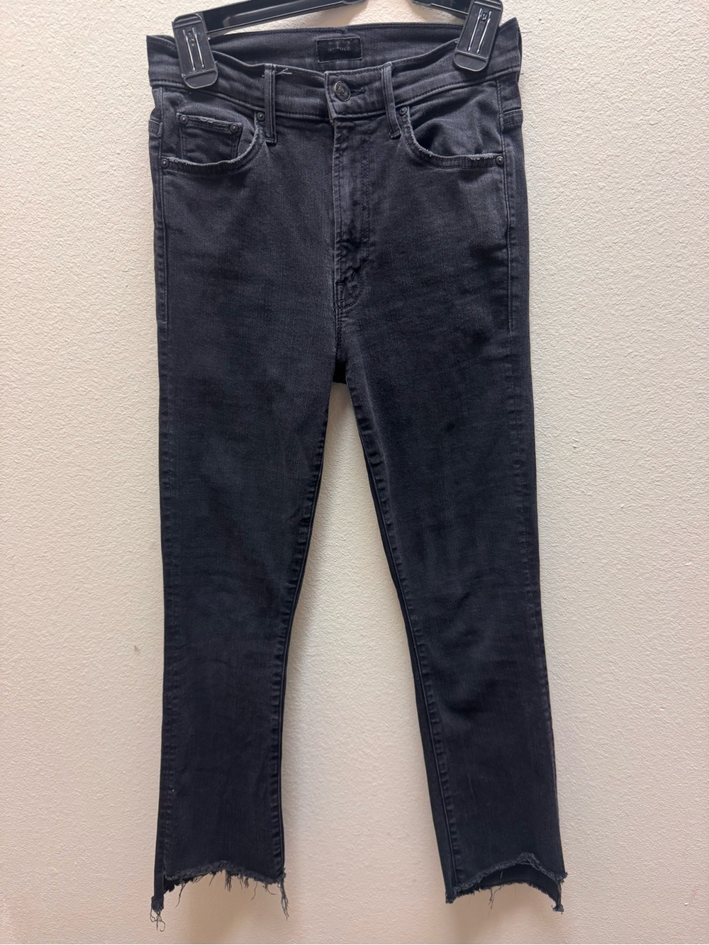 Mother Insider Crop Step Fray